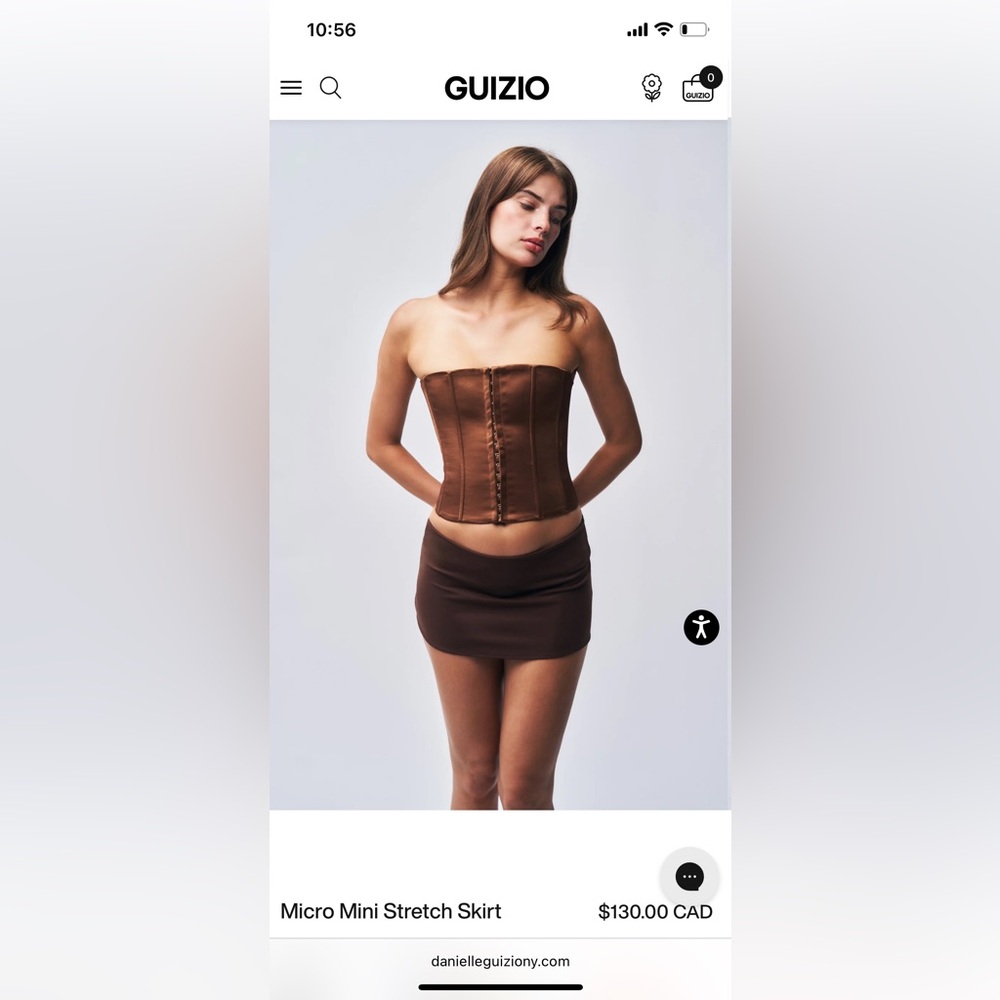 Guizio Micro Mini Skirt
